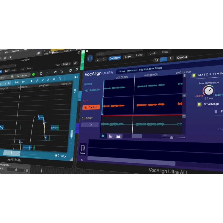 Synchro Arts RePitch 音高修正軟體 + VocALign Ultra 人聲對齊校準軟體專業版 套裝軟體(序號下載版)
